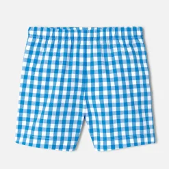 Pyjama Et Nuit-Jacadi Pyjashort enfant garçon en vichy - BLEU/BLANC