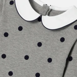 Robe Et Jupe-Jacadi Robe à pois enfant fille - gris anthracite GRIS ANTHRACITE JACADI