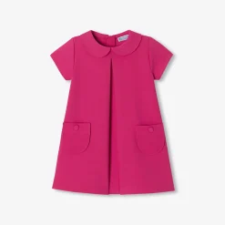 Robe-Jacadi Robe bébé fille coupe trapèze - FRAMBOISE