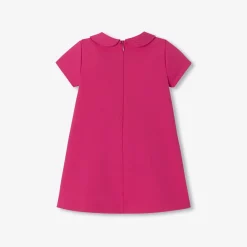 Robe-Jacadi Robe bébé fille coupe trapèze - FRAMBOISE
