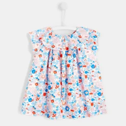 Robe-Jacadi Robe bébé fille en Liberty - lore MULTICO