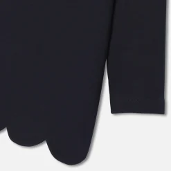 Robe-Jacadi Robe bébé fille en molleton - marine MARINE JACADI