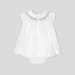 Robe-Jacadi Robe bébé fille en popeline - blanc BLANC JACADI