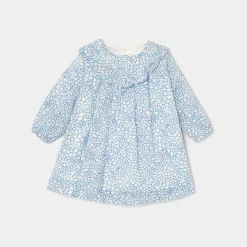 Robe-Jacadi Robe bébé fille en tissu Liberty - lore MULTICO