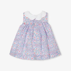 Robe-Jacadi Robe bébé fille en tissu Liberty - lore MULTICO