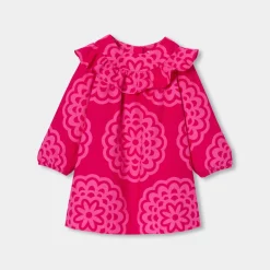 Robe-Jacadi Robe bébé fille en velours MULTICO