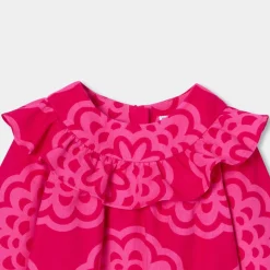 Robe-Jacadi Robe bébé fille en velours MULTICO