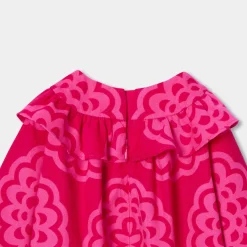 Robe-Jacadi Robe bébé fille en velours MULTICO