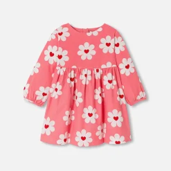 Robe-Jacadi Robe bébé fille en velours milleraies - lore ROSE/MULTICO