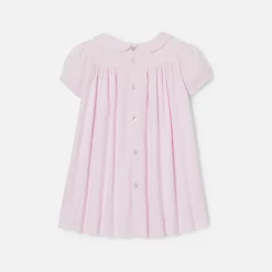 Robe-Jacadi Robe bébé fille manches ballon ROSE POUDRE JACADI