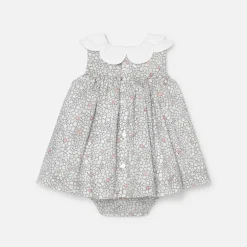 Robe-Jacadi Robe bébé fille Mon premier - lore BLANC/MULTICO