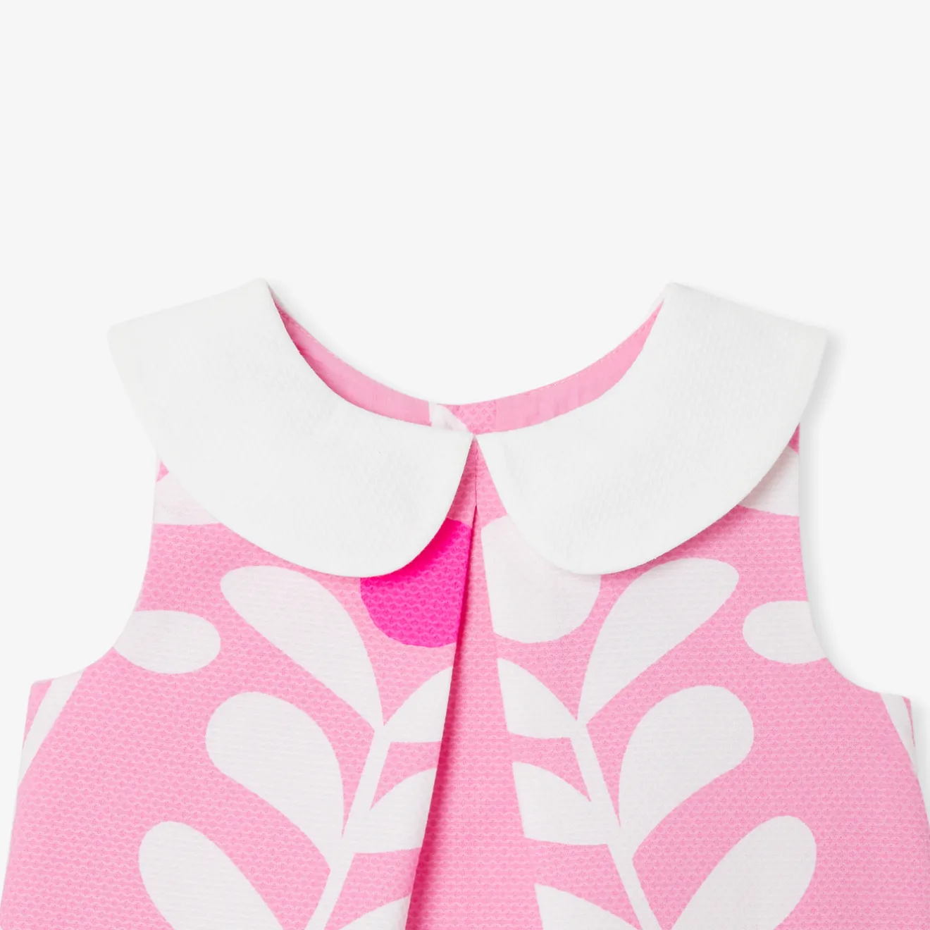 Robe-Jacadi Robe bébé fille motif végétal - lore ROSE/MULTICO