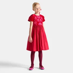 Robe Et Jupe-Jacadi Robe bi-matière enfant fille - rouge ROUGE JACADI