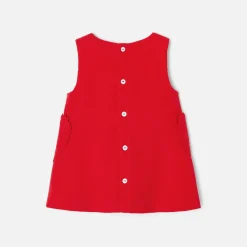 Robe-Jacadi Robe chasuble bébé fille - rouge ROUGE JACADI