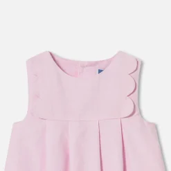 Robe-Jacadi Robe chasuble bébé fille - ROSE POUDRE CLAIR