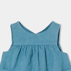 Robe-Jacadi Robe chasuble bébé fille en velours - BALTIQUE