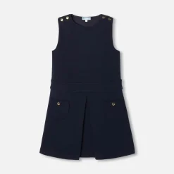 Robe Et Jupe-Jacadi Robe chasuble enfant fille - marine MARINE JACADI