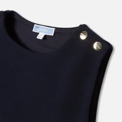 Robe Et Jupe-Jacadi Robe chasuble enfant fille - marine MARINE JACADI