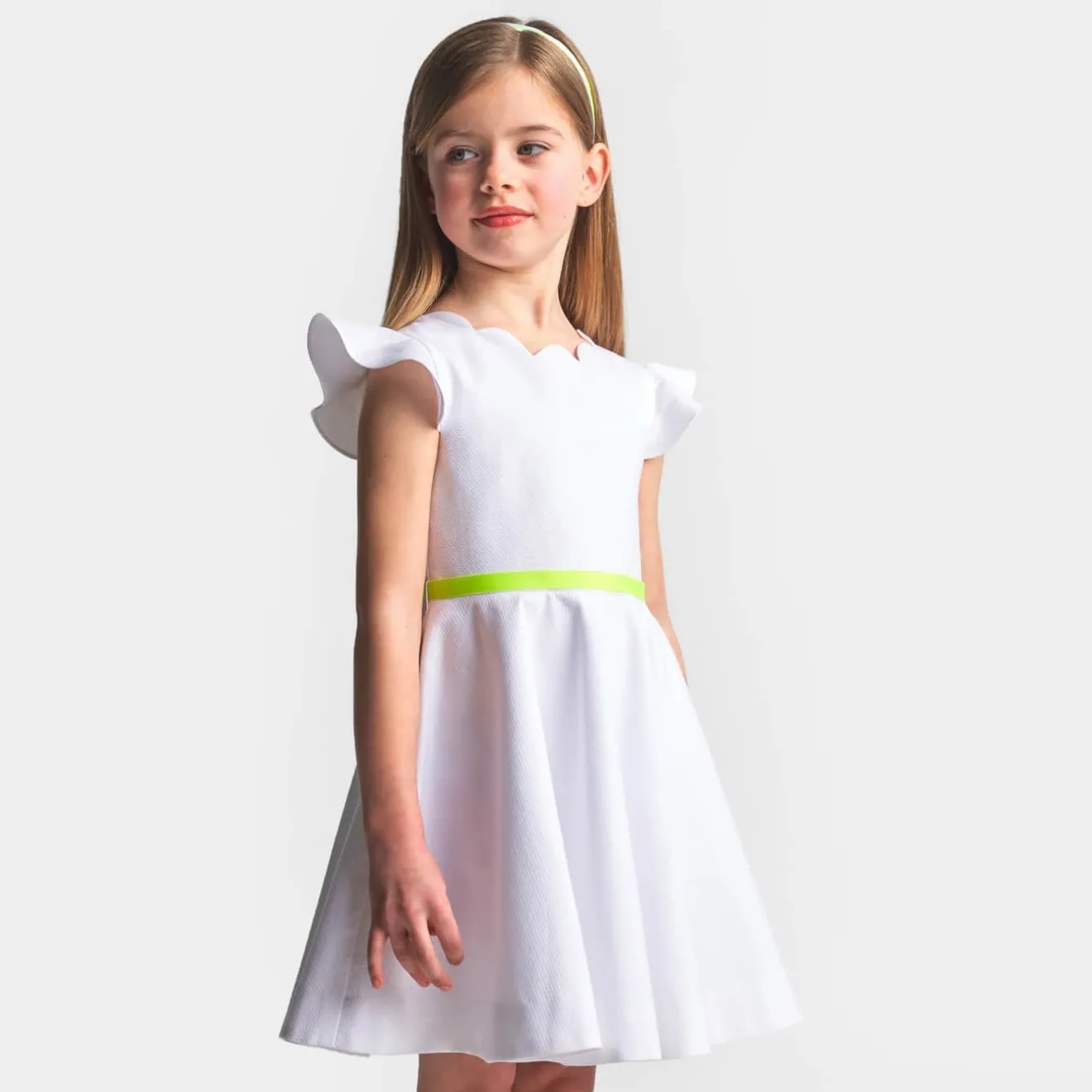 Robe Et Jupe-Jacadi Robe de cérémonie enfant fille - blanc BLANC JACADI