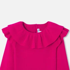 Robe Et Jupe-Jacadi Robe en tricot enfant fille - ROSE GRENADINE