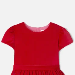 Robe Et Jupe-Jacadi Robe en velours enfant fille - ROUGE PAVOT