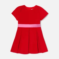 Robe Et Jupe-Jacadi Robe en velours enfant fille - ORANGE FONCE