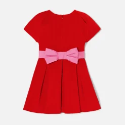 Robe Et Jupe-Jacadi Robe en velours enfant fille - ORANGE FONCE