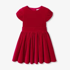 Robe Et Jupe-Jacadi Robe en velours enfant fille - rouge ROUGE JACADI