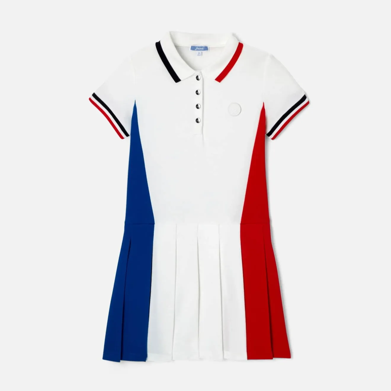 Robe Et Jupe-Jacadi Robe enfant fille color block - lore BLANC/MULTICO