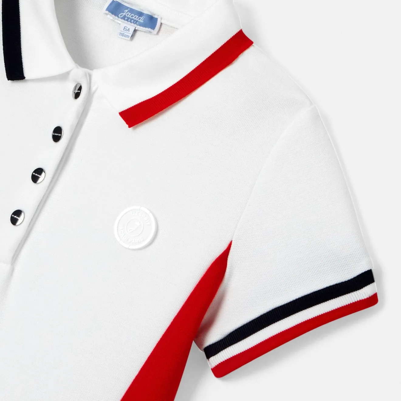 Robe Et Jupe-Jacadi Robe enfant fille color block - lore BLANC/MULTICO