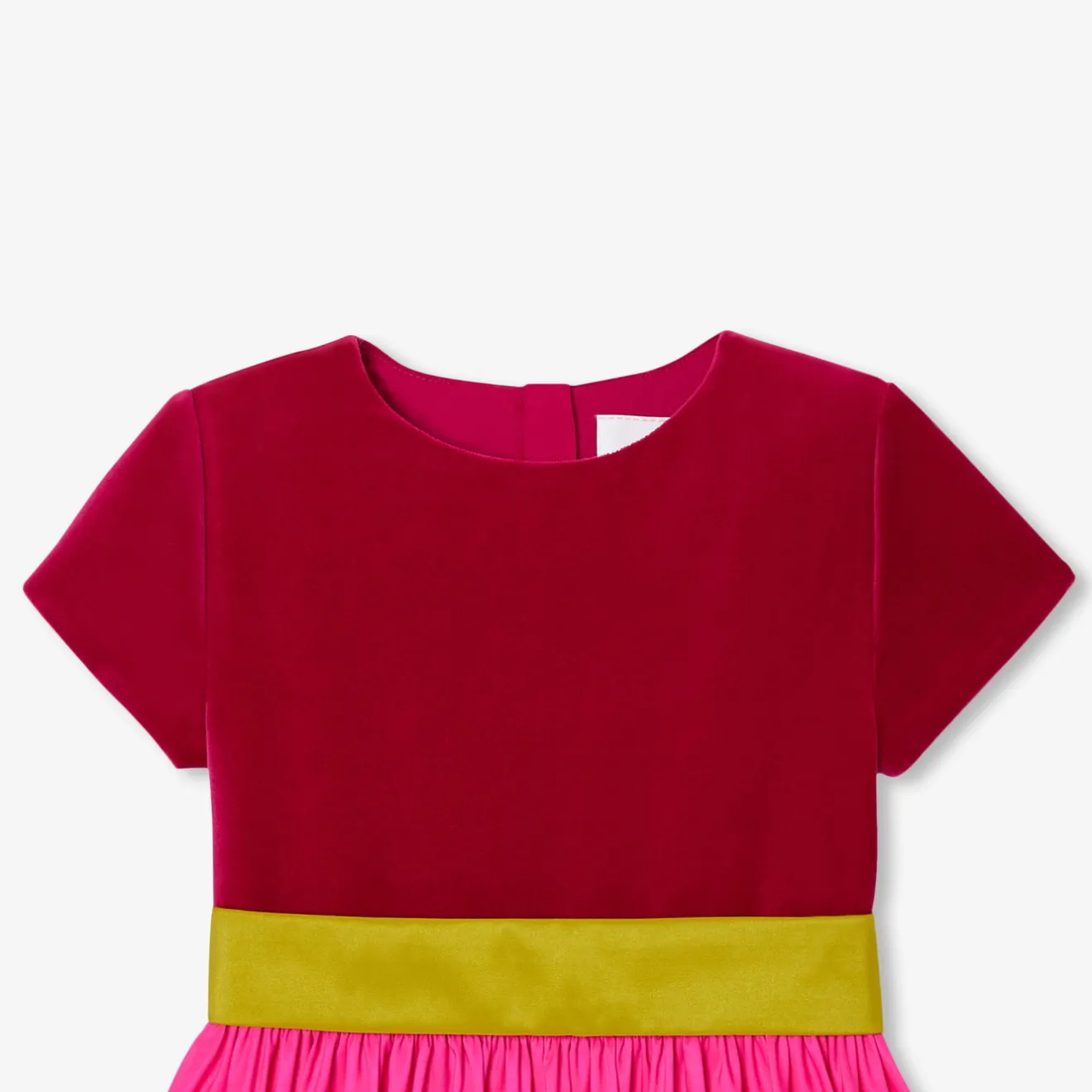 Robe Et Jupe-Jacadi Robe enfant fille color block - lore ROSE/MULTICO