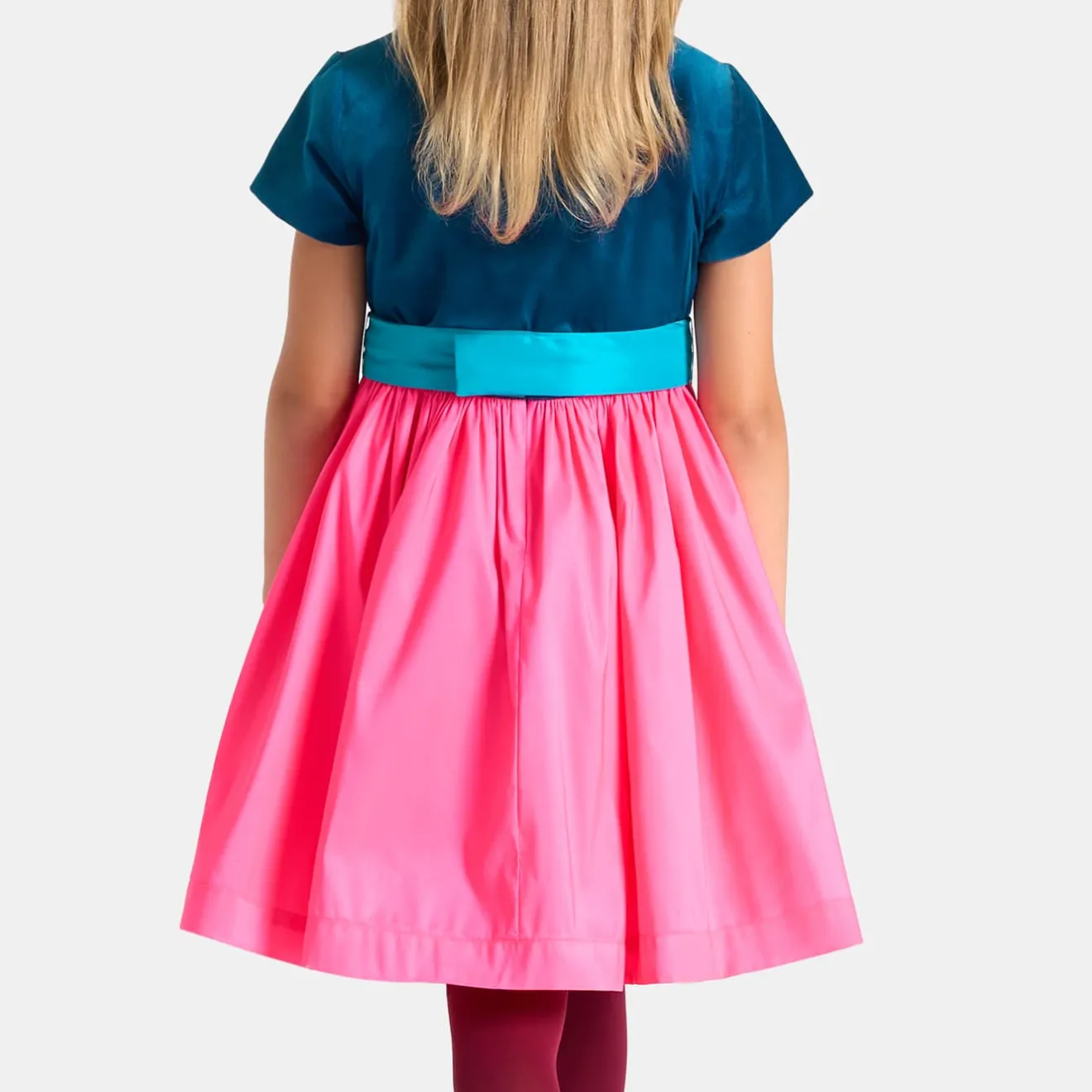 Robe Et Jupe-Jacadi Robe enfant fille color block - ROSE/BLEU