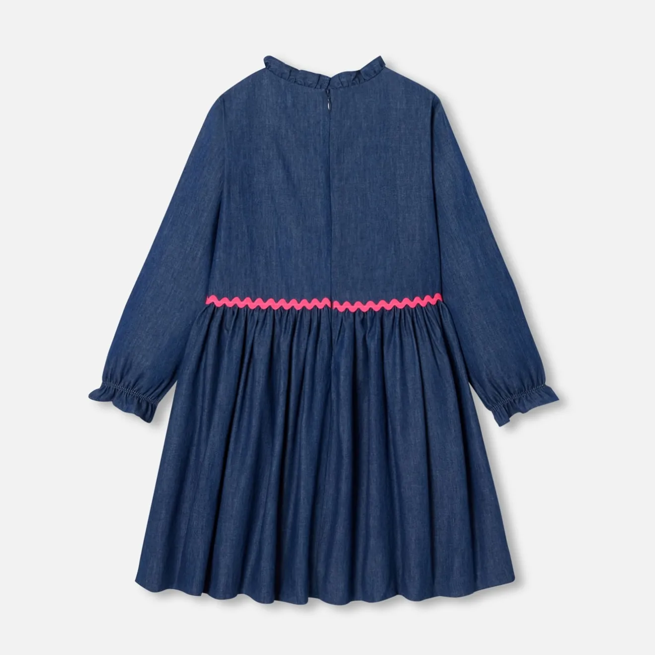 Robe Et Jupe-Jacadi Robe enfant fille en jean - BLEU DENIM