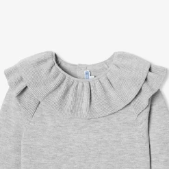 Robe Et Jupe-Jacadi Robe enfant fille en laine - gris chine clair GRIS CHINE CLAIR JACADI