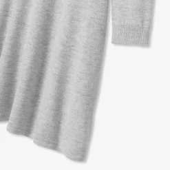 Robe Et Jupe-Jacadi Robe enfant fille en laine - gris chine clair GRIS CHINE CLAIR JACADI