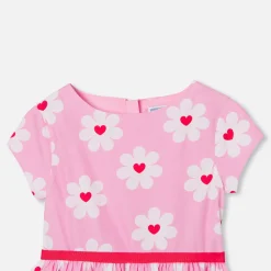 Robe Et Jupe-Jacadi Robe enfant fille en popeline - lore ROSE/MULTICO