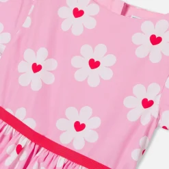 Robe Et Jupe-Jacadi Robe enfant fille en popeline - lore ROSE/MULTICO