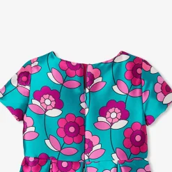 Robe Et Jupe-Jacadi Robe enfant fille en satin - lore BLEU/MULTICO