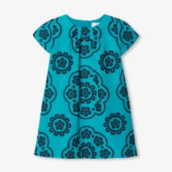 Robe Et Jupe-Jacadi Robe enfant fille en taffetas BLEU TURQUOISE