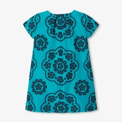 Robe Et Jupe-Jacadi Robe enfant fille en taffetas BLEU TURQUOISE