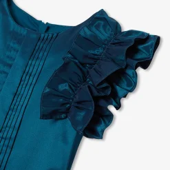 Robe Et Jupe-Jacadi Robe enfant fille en taffetas - BLEU TURQUOISE