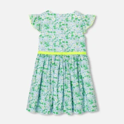 Robe Et Jupe-Jacadi Robe enfant fille en tissu Liberty BLANC/MULTICO