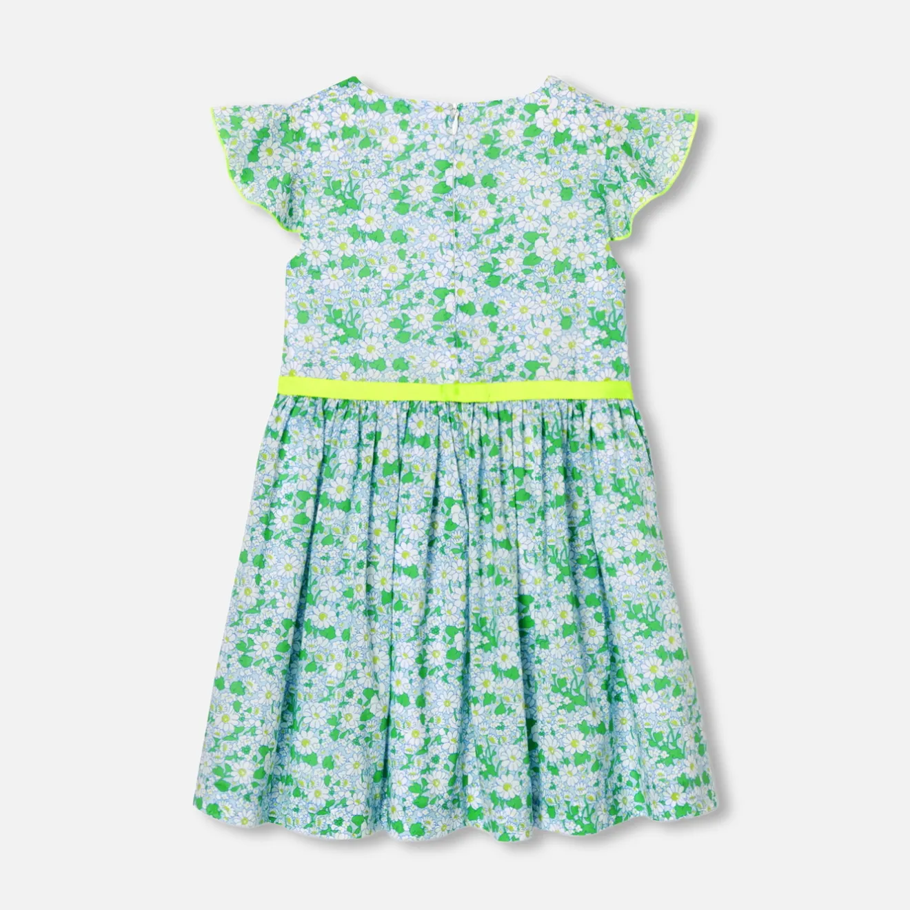 Robe Et Jupe-Jacadi Robe enfant fille en tissu Liberty BLANC/MULTICO