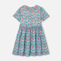 Robe Et Jupe-Jacadi Robe enfant fille en tissu Liberty - lore BLANC/MULTICO