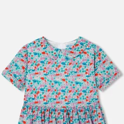 Robe Et Jupe-Jacadi Robe enfant fille en tissu Liberty - lore BLANC/MULTICO