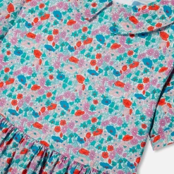 Robe Et Jupe-Jacadi Robe enfant fille en tissu Liberty - lore BLANC/MULTICO