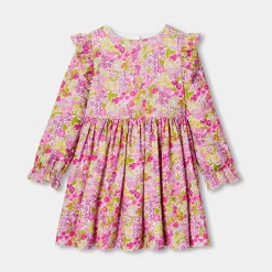 Robe Et Jupe-Jacadi Robe enfant fille en tissu Liberty - lore BLANC/MULTICO