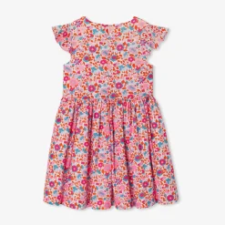 Robe Et Jupe-Jacadi Robe enfant fille en tissu Liberty - lore ORANGE/MULTICO