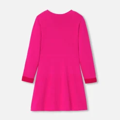Robe Et Jupe-Jacadi Robe enfant fille en tricot - ROSE/ROUGE