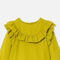 Robe Et Jupe-Jacadi Robe enfant fille en velours milleraies CUMIN